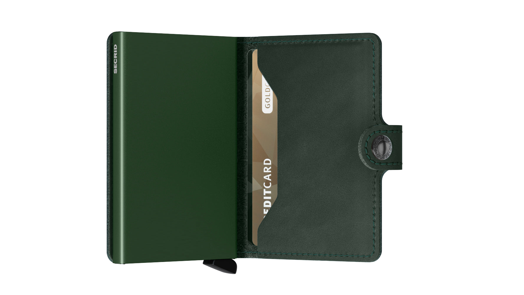 Miniwallet in Original Green Leather by Secrid Wallets - Lifestory