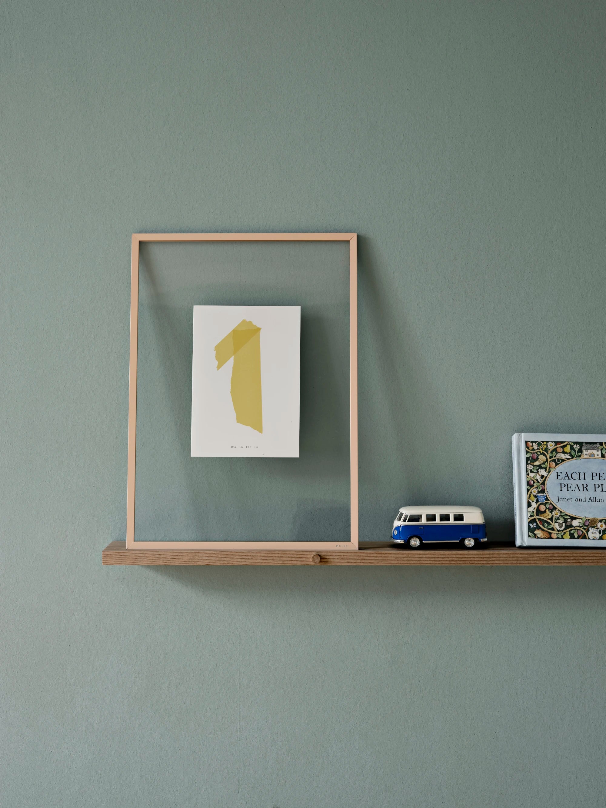 Moebe Oak Gallery Shelf - 70 or 115cm