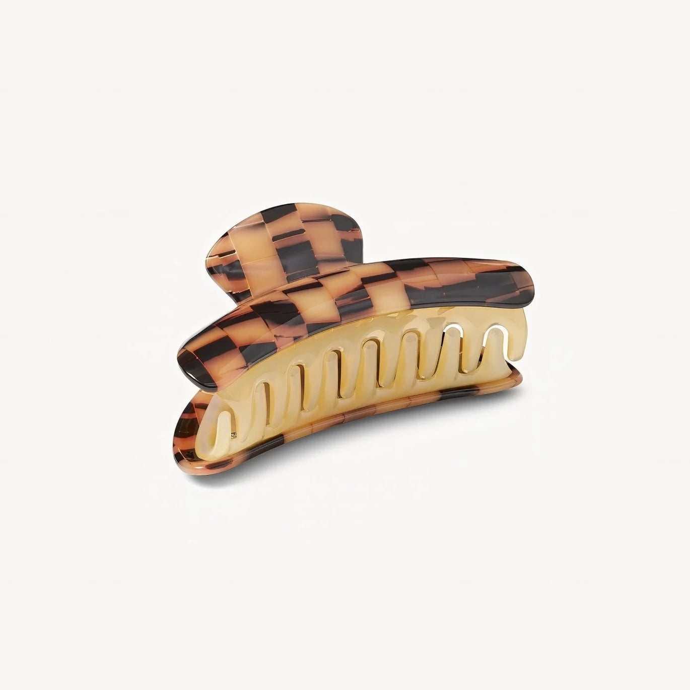 MACHETE Grande Heirloom Claw in Blonde Checker Acetate