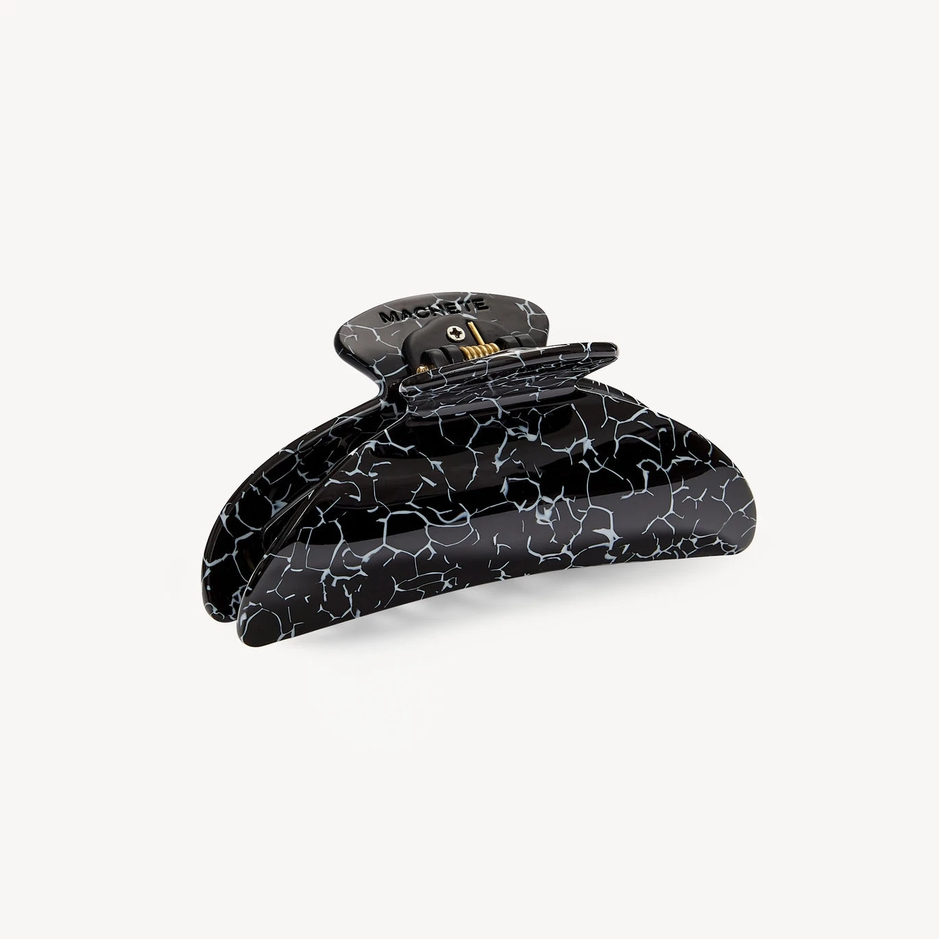 MACHETE Midi Heirloom Claw in Black Marble Acetate - Lifestory