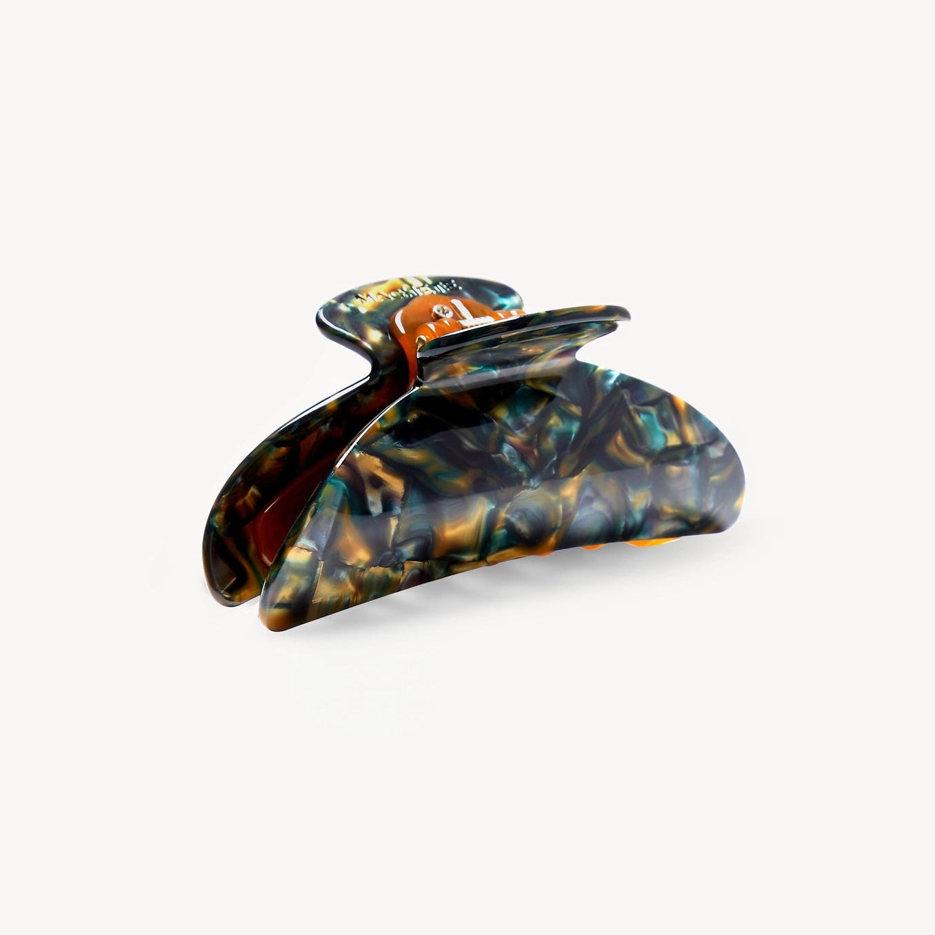MACHETE Midi Heirloom Claw in Green Tortoise Acetate