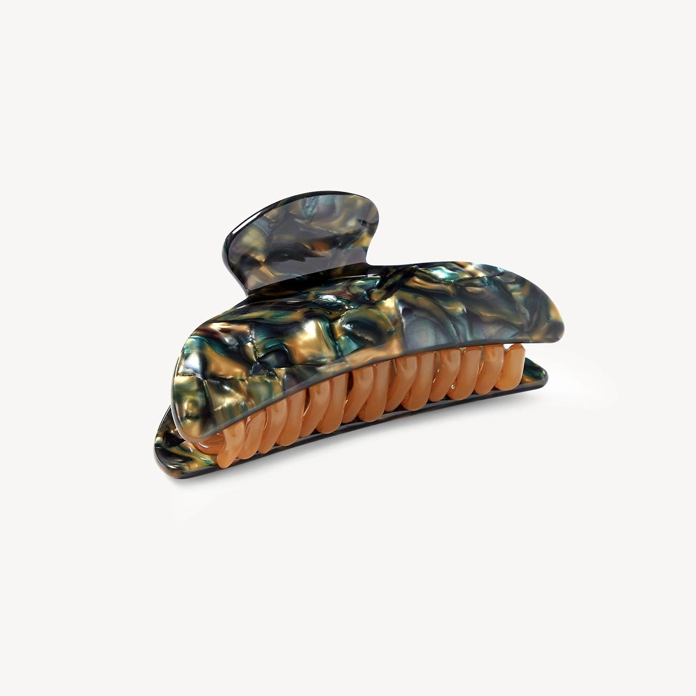 MACHETE Midi Heirloom Claw in Green Tortoise Acetate