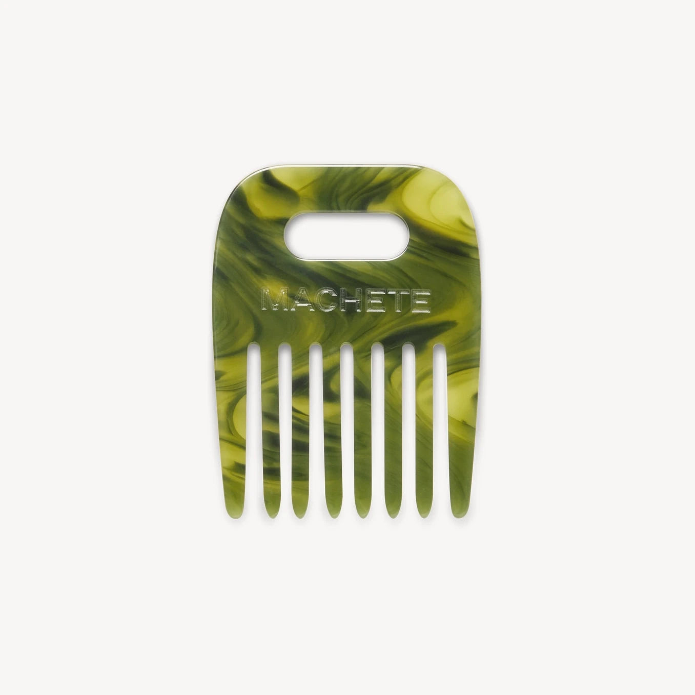 MACHETE No. 4 Comb in Algae Acetate