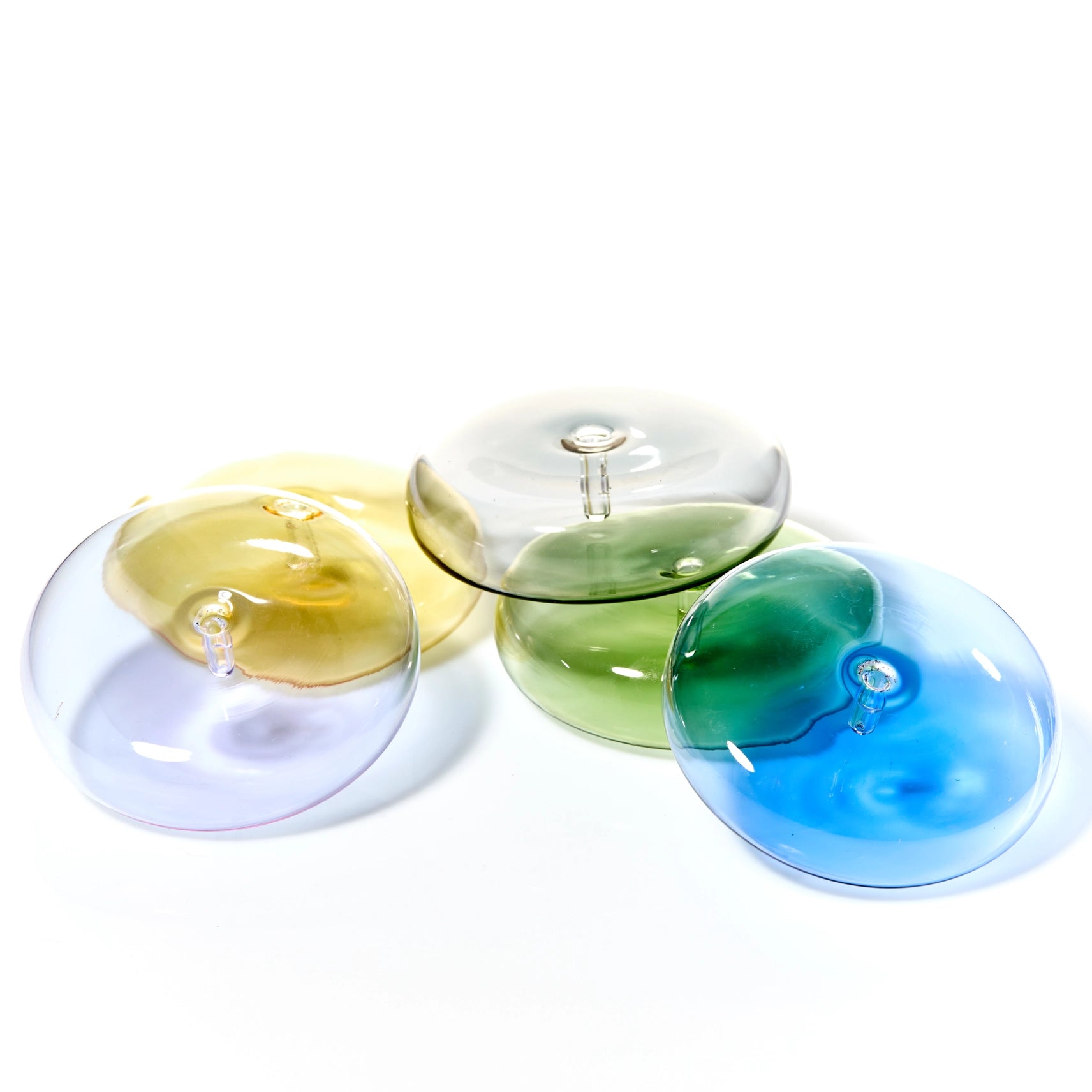 Maegan Dimple Hand Blown Glass Incense Stick Holder - Lifestory