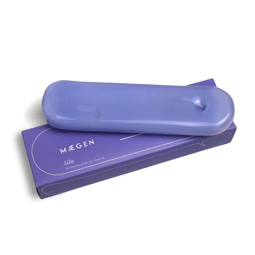 Maegan Lilo Hand Blown Glass Incense Stick Holder in Various Colours