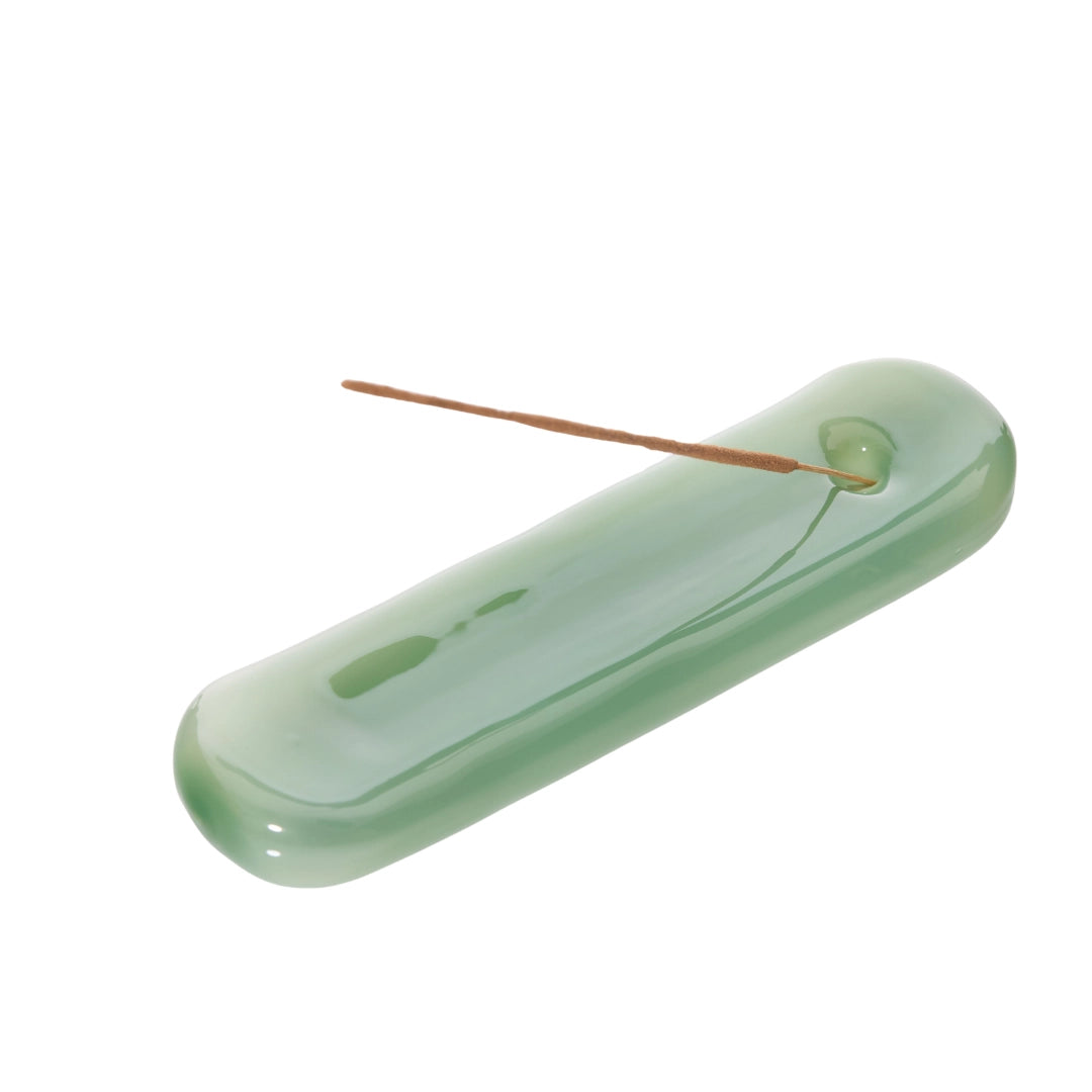 Maegan Lilo Hand Blown Glass Incense Stick Holder in Various Colours