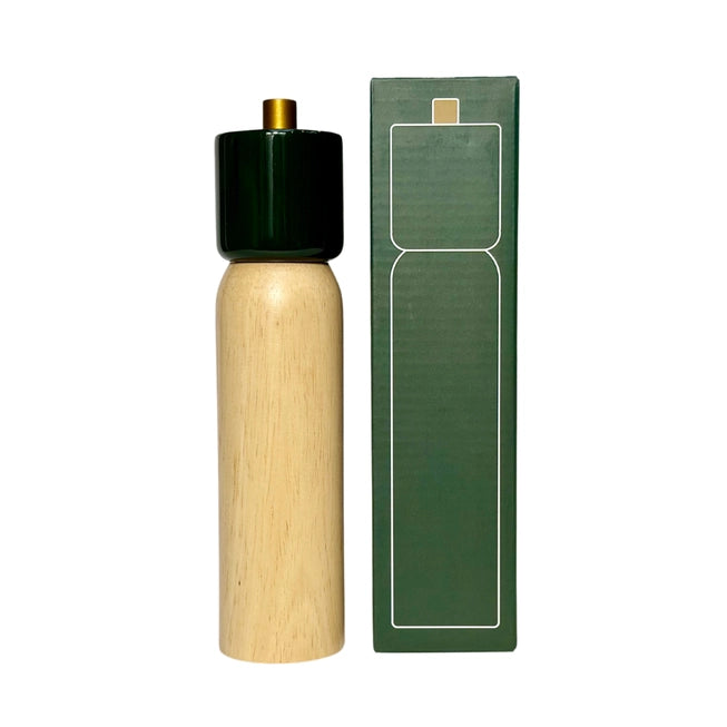 MAEGEN Salt & Pepper Grinder in Green & Natural - 2 Sizes - Lifestory