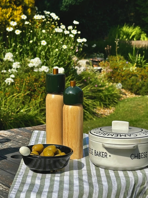 MAEGEN Salt & Pepper Grinder in Green & Natural - 2 Sizes - Lifestory