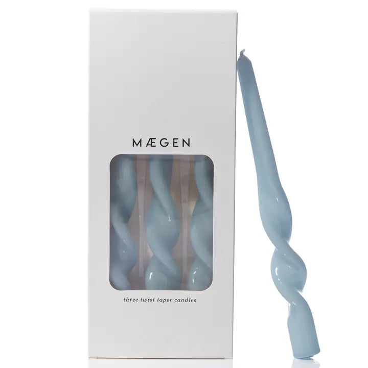 MAEGEN Twist Taper Candle Pack of 3 - Lifestory