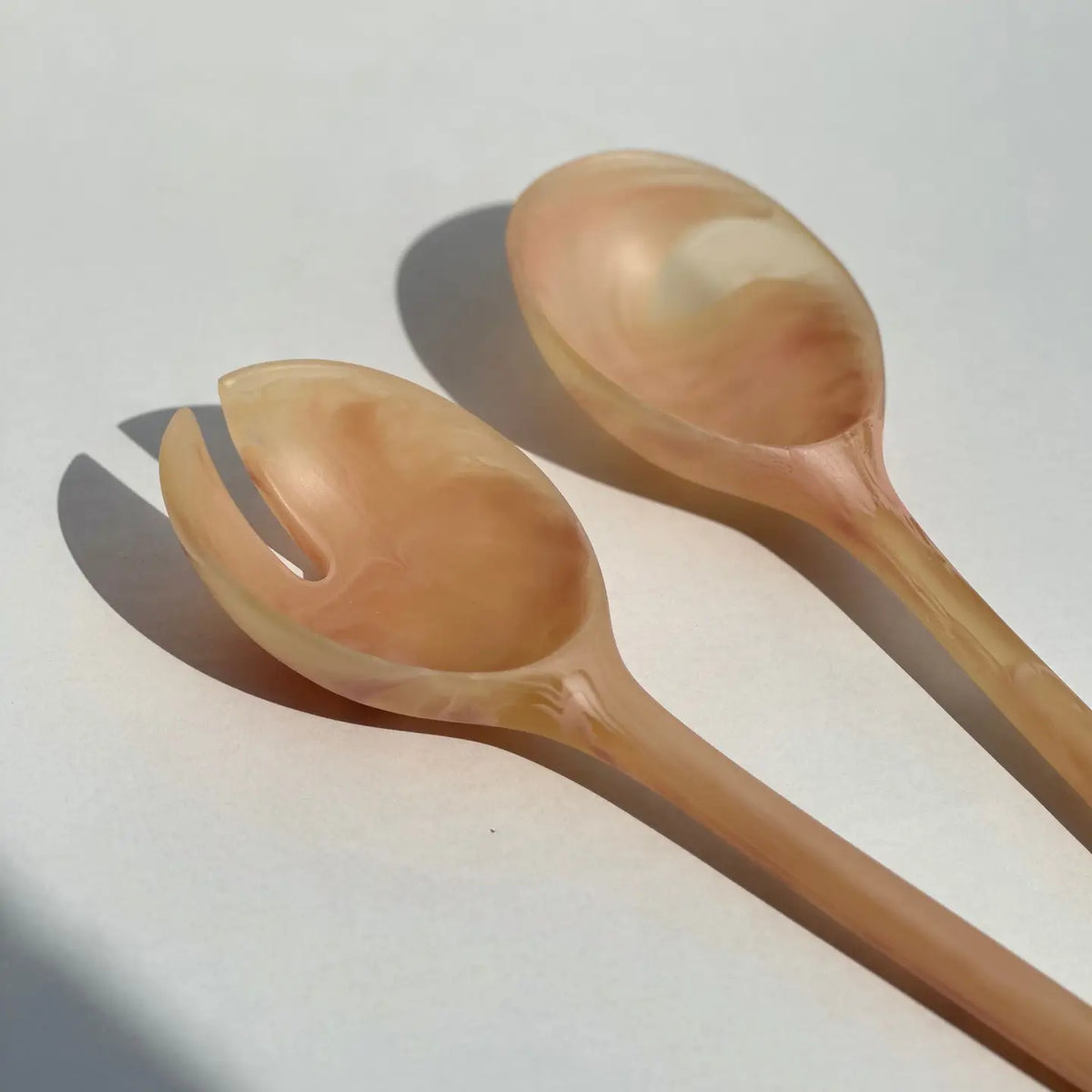 MAEGEN Salad Servers Set in Various Resin Colours