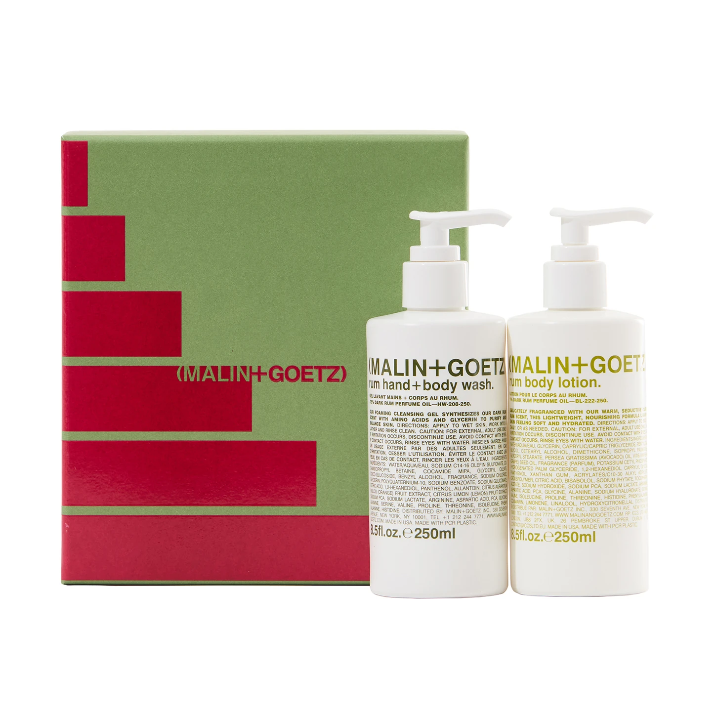 Malin+Goetz 'Make It A Double' - Rum Hand + Body Gift Set