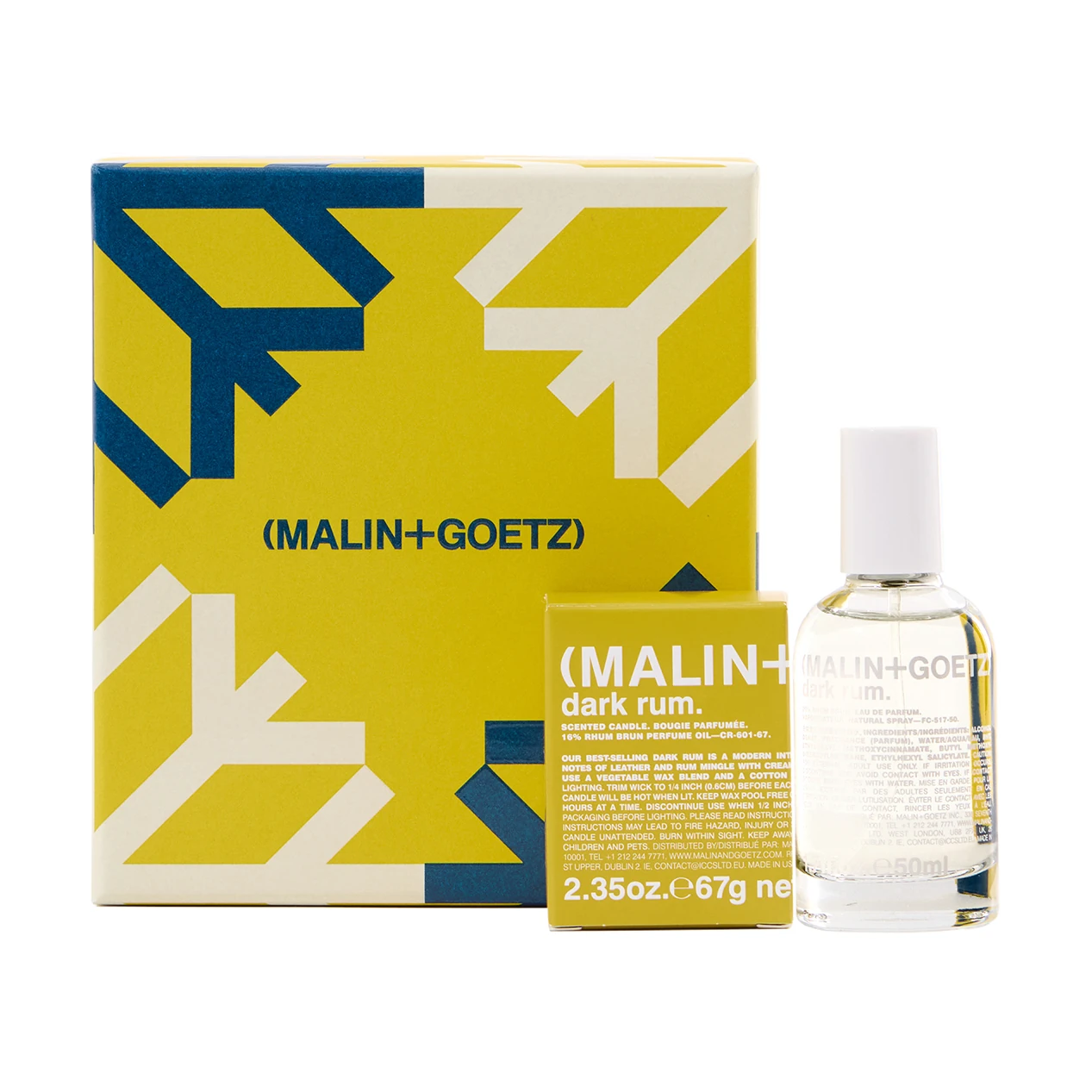 Malin+Goetz 'That's The Spirit' - Dark Rum Fragrance + Votive Gift Set
