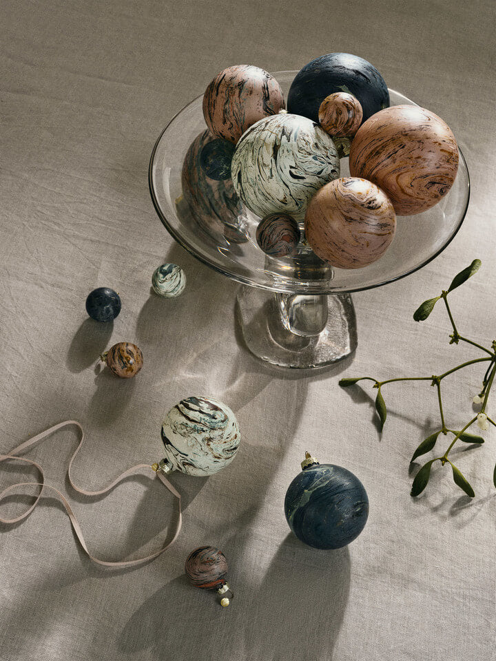 Marble Baubles - S - Set of 8 | Multi | by ferm Living - Lifestory