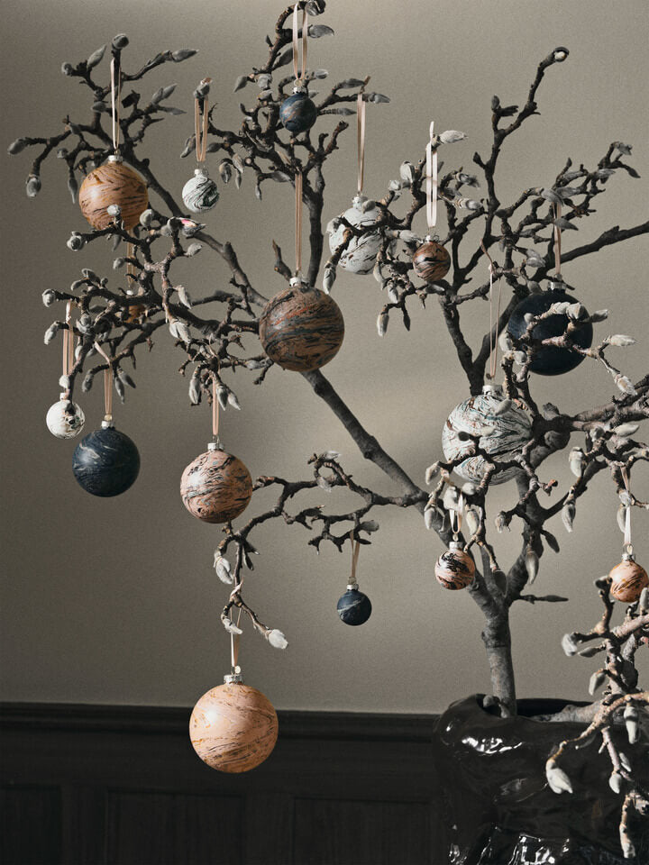 Marble Baubles - S - Set of 8 | Multi | by ferm Living - Lifestory
