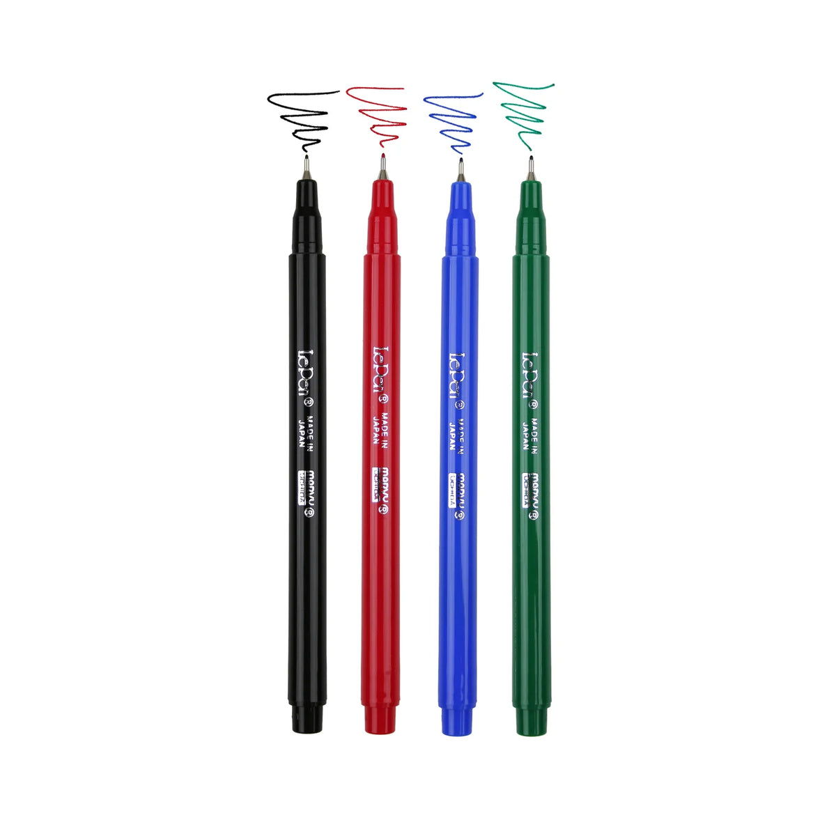 Le Pen 4 Piece Felt Pen Set - Superfine Nib | Various Mixes