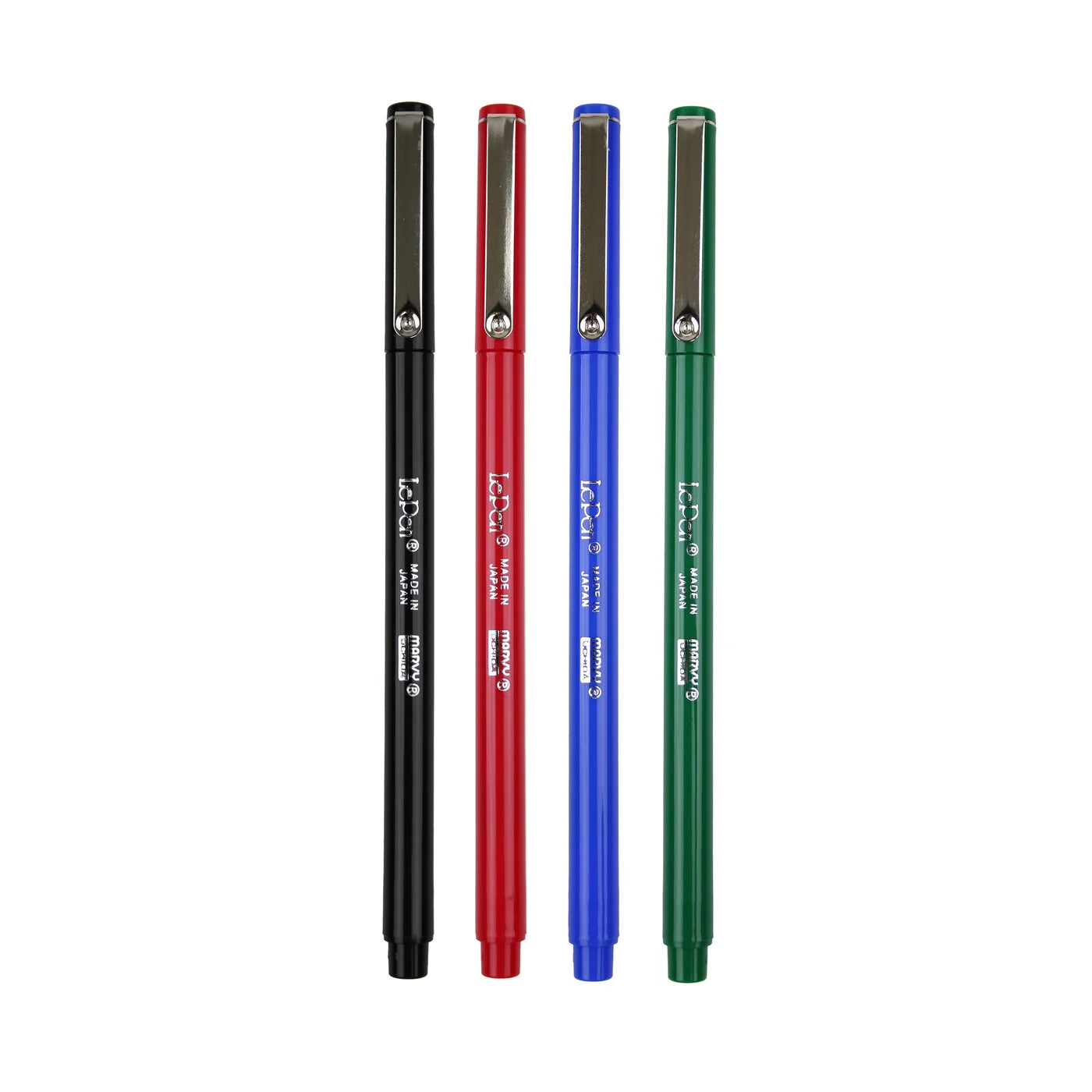 Le Pen 4 Piece Felt Pen Set - Superfine Nib | Various Mixes