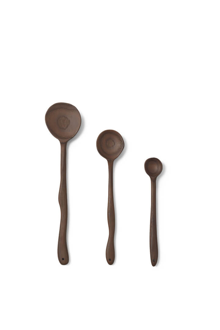 Meander Spoon | Large | Wood | by ferm Living - Lifestory - ferm LIVING