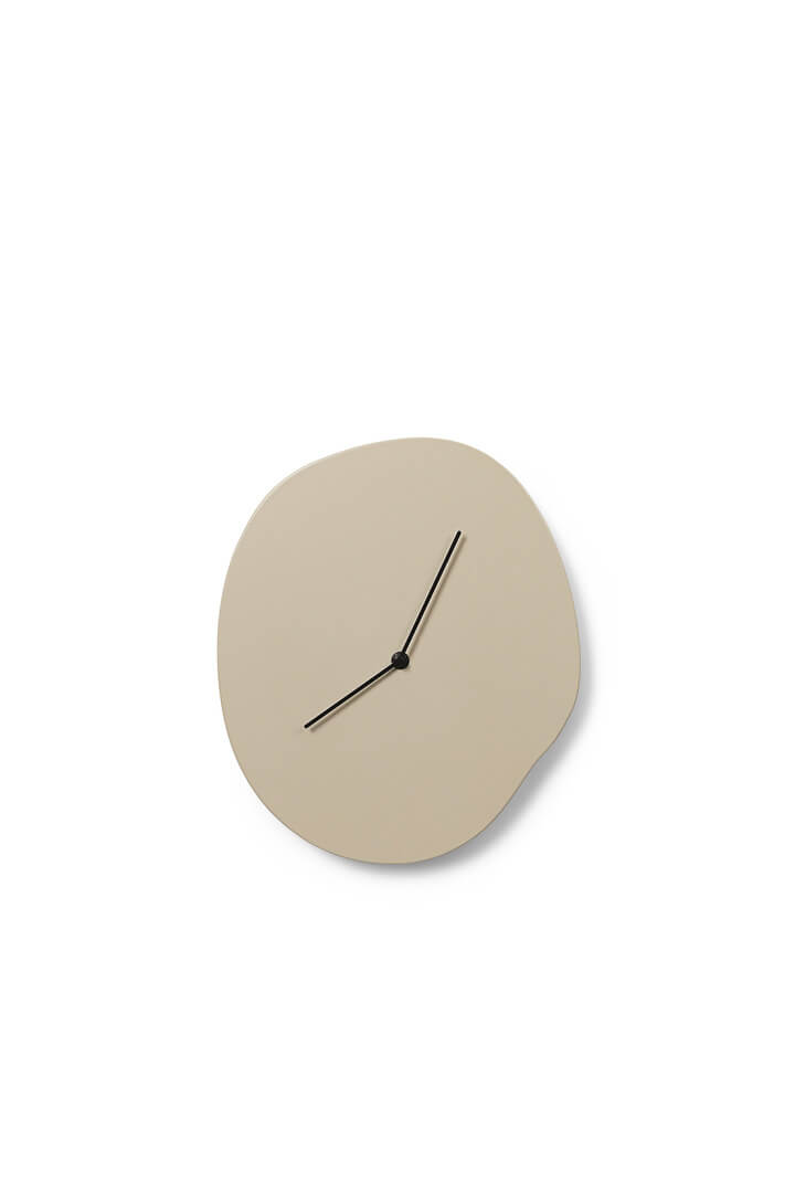 Melt Wall Clock | Cashmere | by ferm Living - Lifestory - ferm LIVING