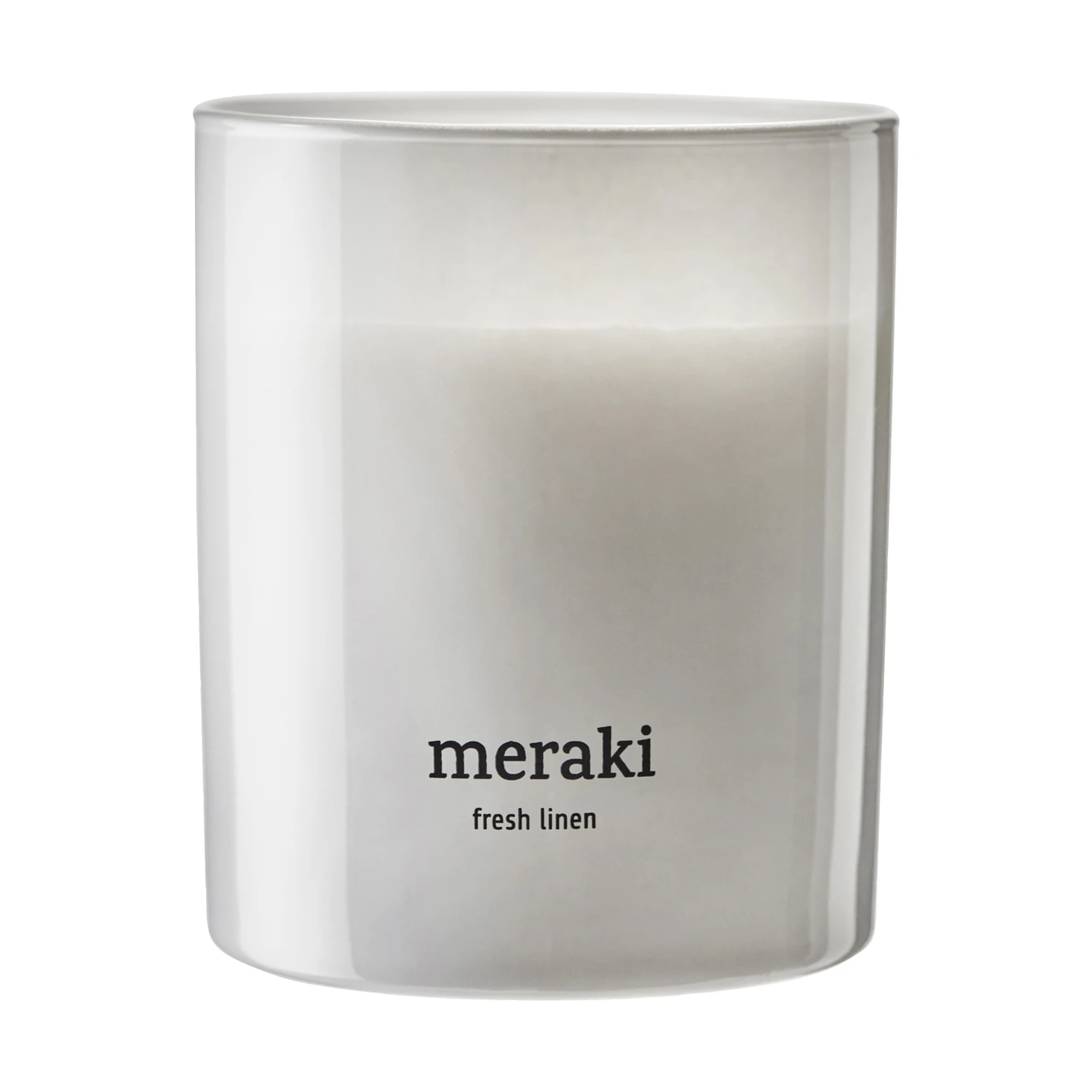 Meraki Large Scented Candle (28 Hour Burn) - Fresh Linen - Lifestory