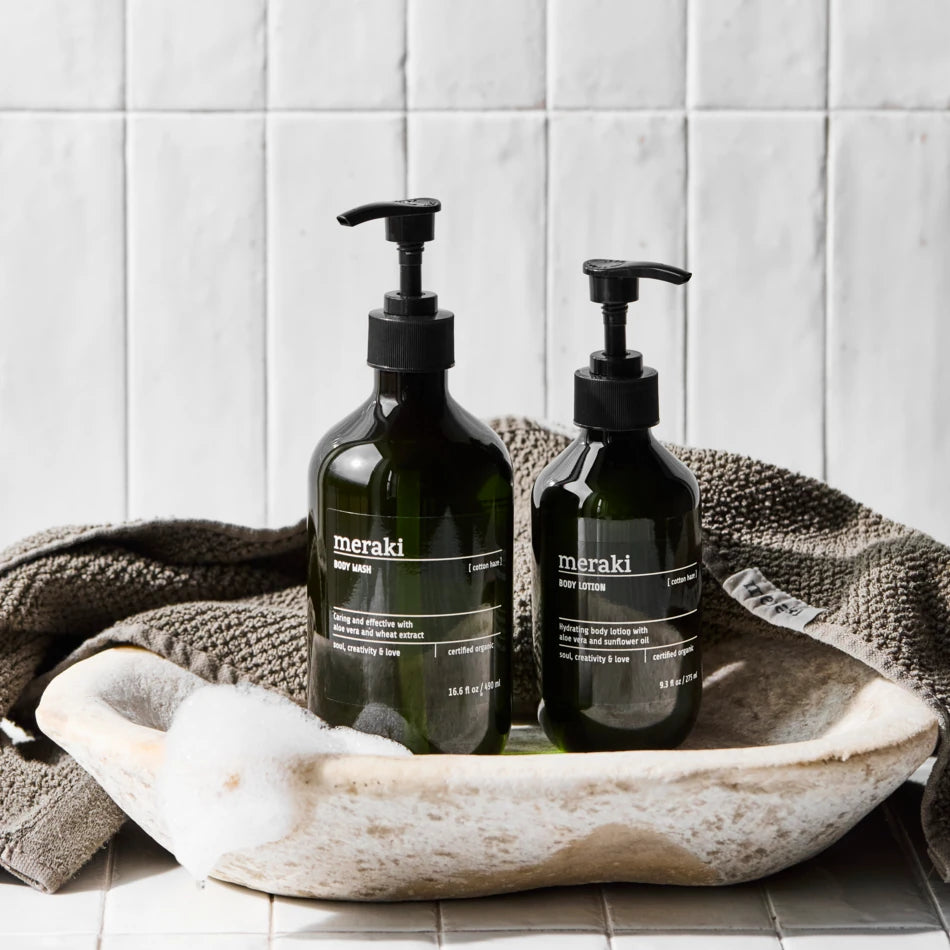 Meraki 'Cotton Haze' Body Wash - 490ml Pump Bottle - Lifestory