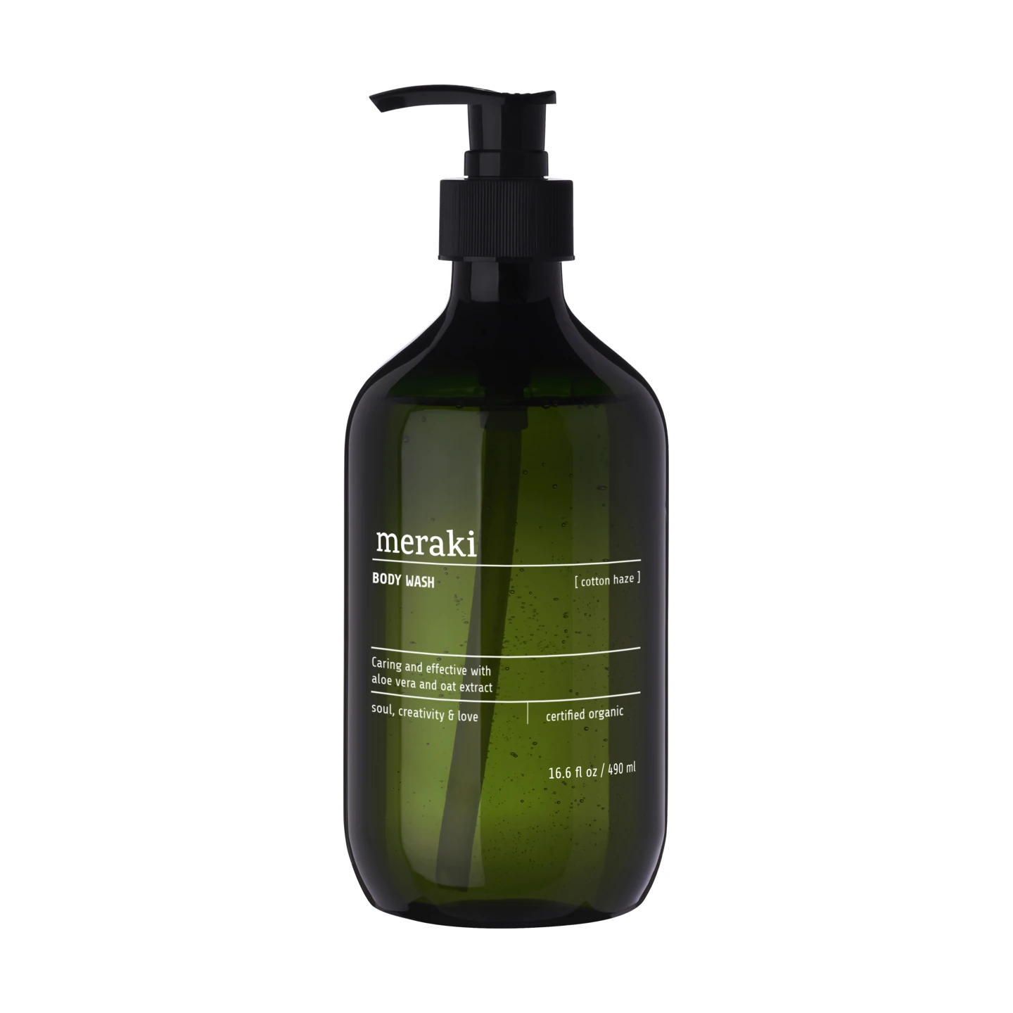 Meraki 'Cotton Haze' Body Wash - 490ml Pump Bottle - Lifestory
