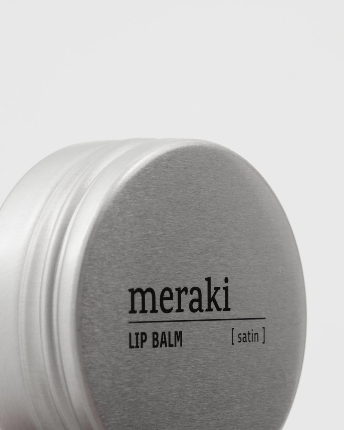 Meraki Organic Satin Lip Balm Tin - Fragrance Free