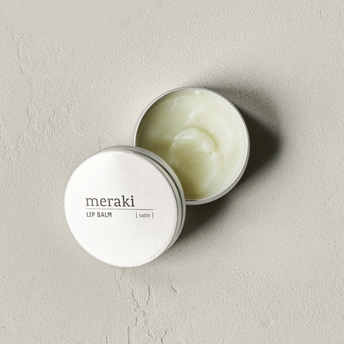 Meraki Organic Satin Lip Balm Tin - Fragrance Free