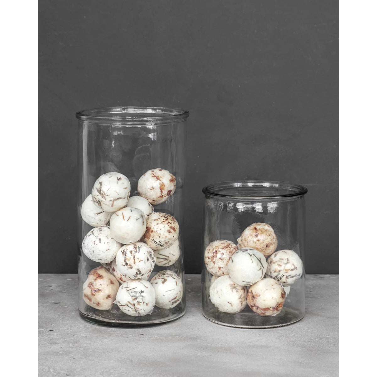 Meraki Tall Clear Glass Cylinder Vase / Container - Lifestory