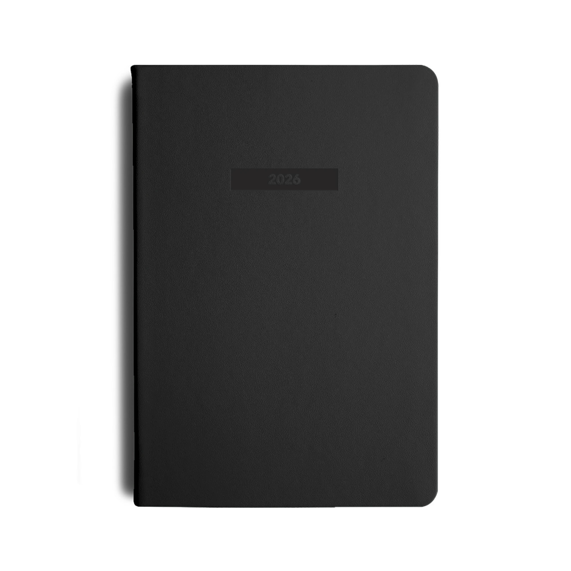 MiGoals 2026 A5 Weekly Notes Diary with black cover
