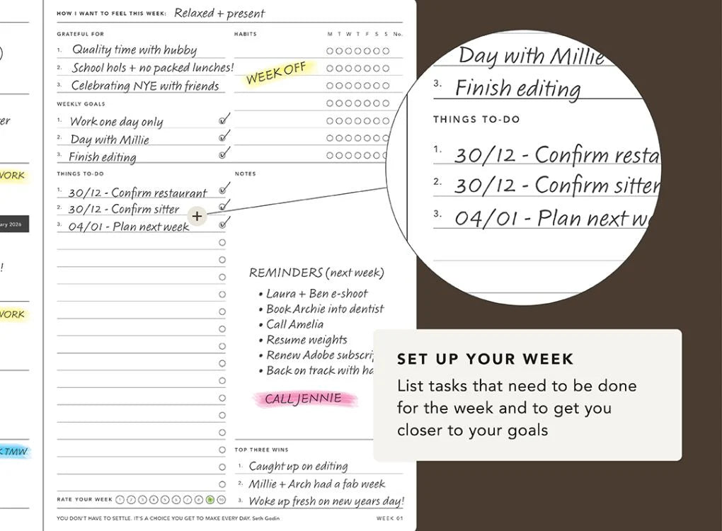 MiGoals 2026 Goal Digger B5 Diary