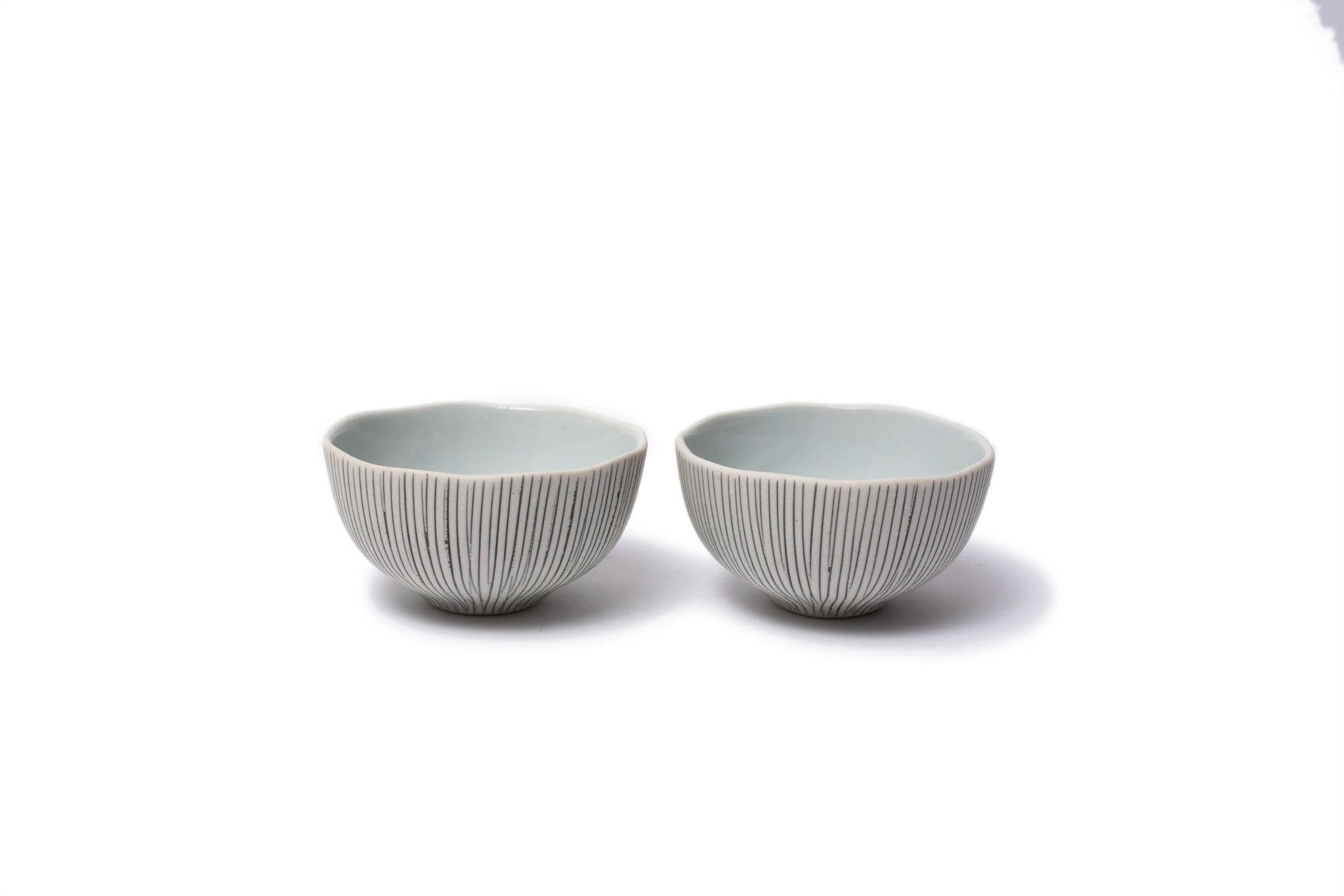 Mini Bowl - 6.5cm | Grey Vertical Stripe | by Lindform - Lifestory
