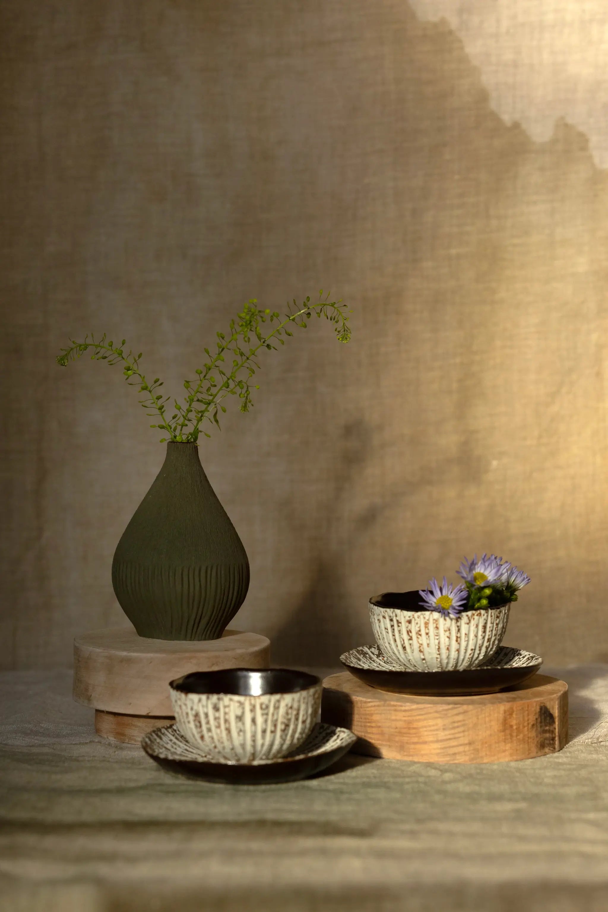 Mini Bowl - 6.5cm | Stone Stripe | by Lindform - Lifestory