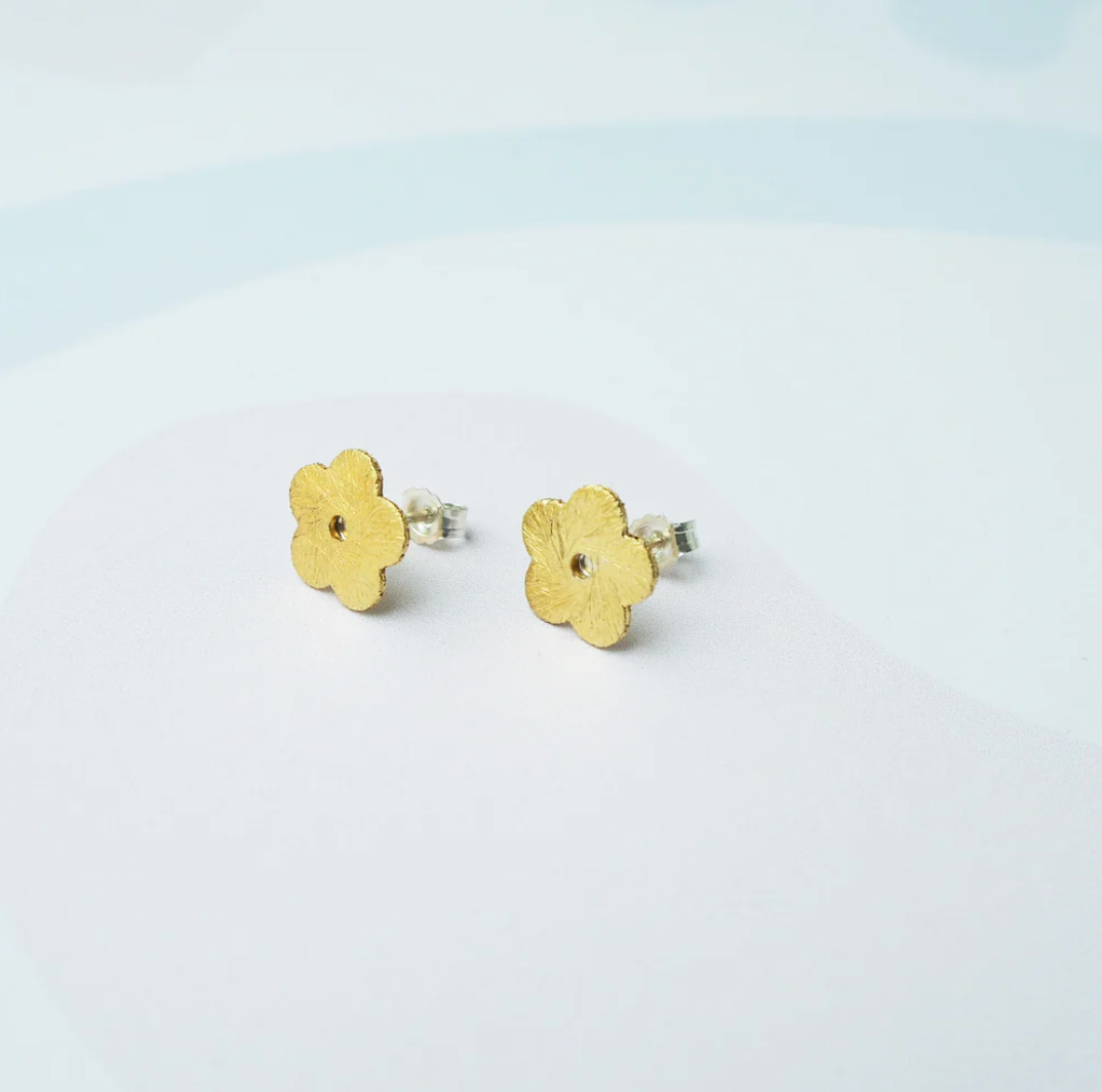 Minima Studs - Ltd Edition | Gold Plated Brass | by Custom Made - Lifestory - Custom Made