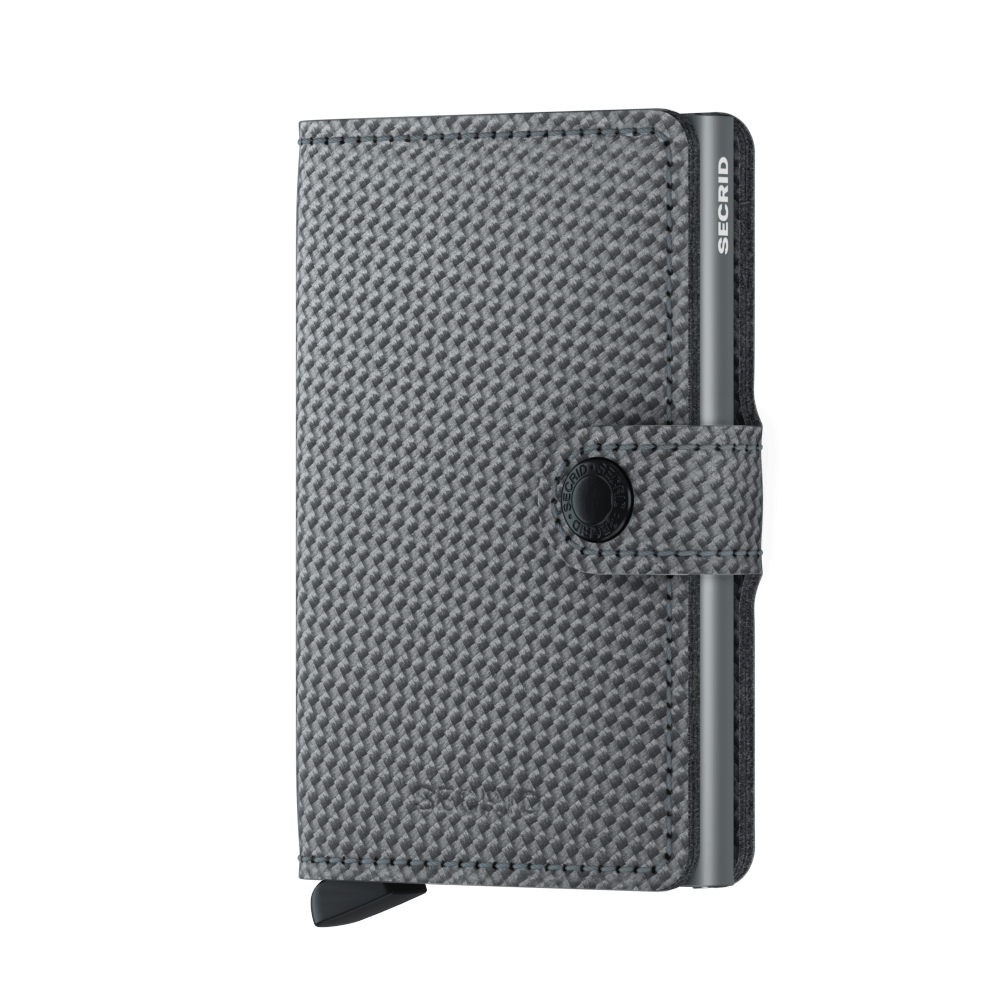 Miniwallet | Carbon Cool Grey Leather | by Secrid Wallets - Lifestory