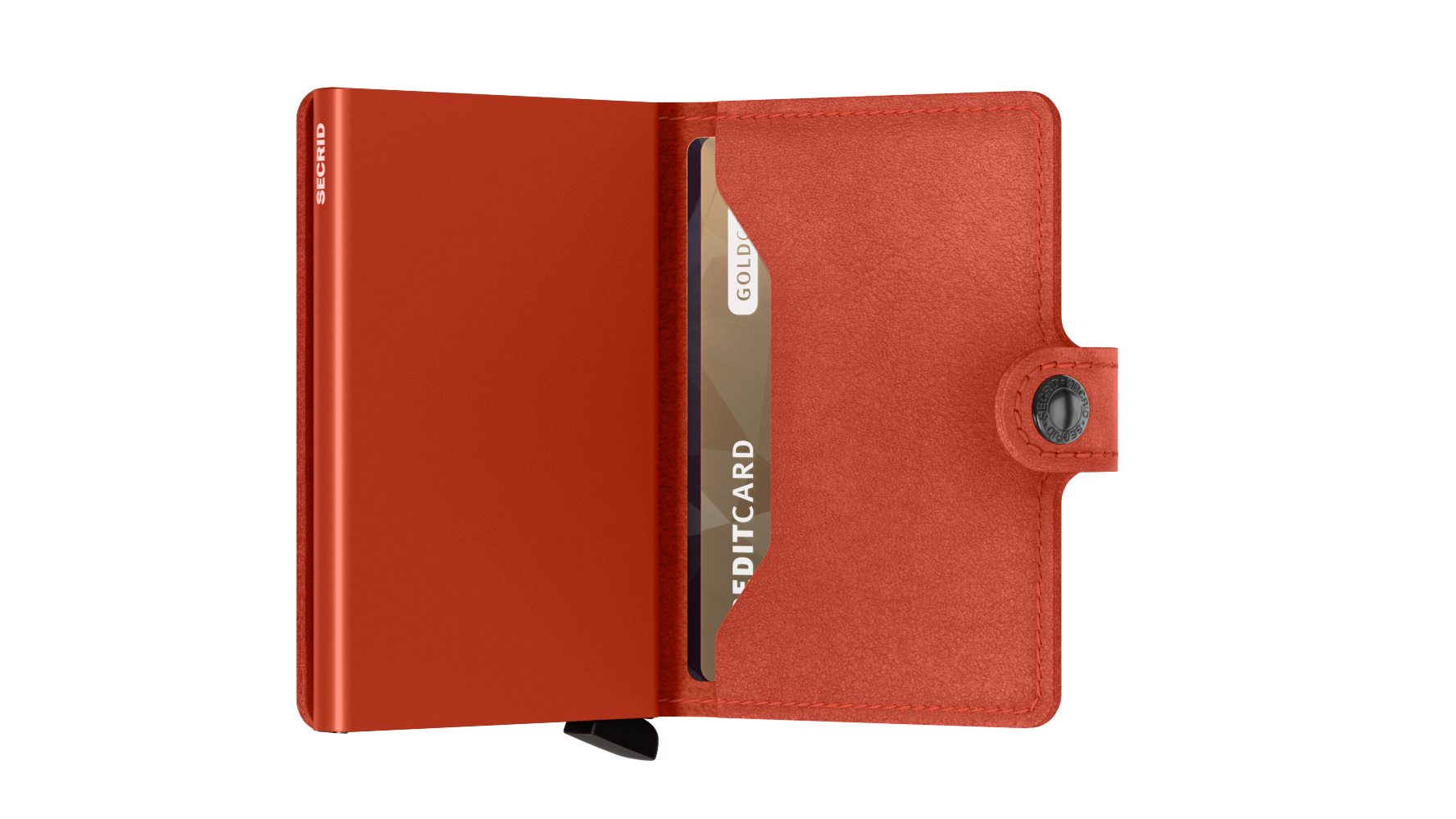 Miniwallet | Original Orange Leather | by Secrid Wallets - Lifestory