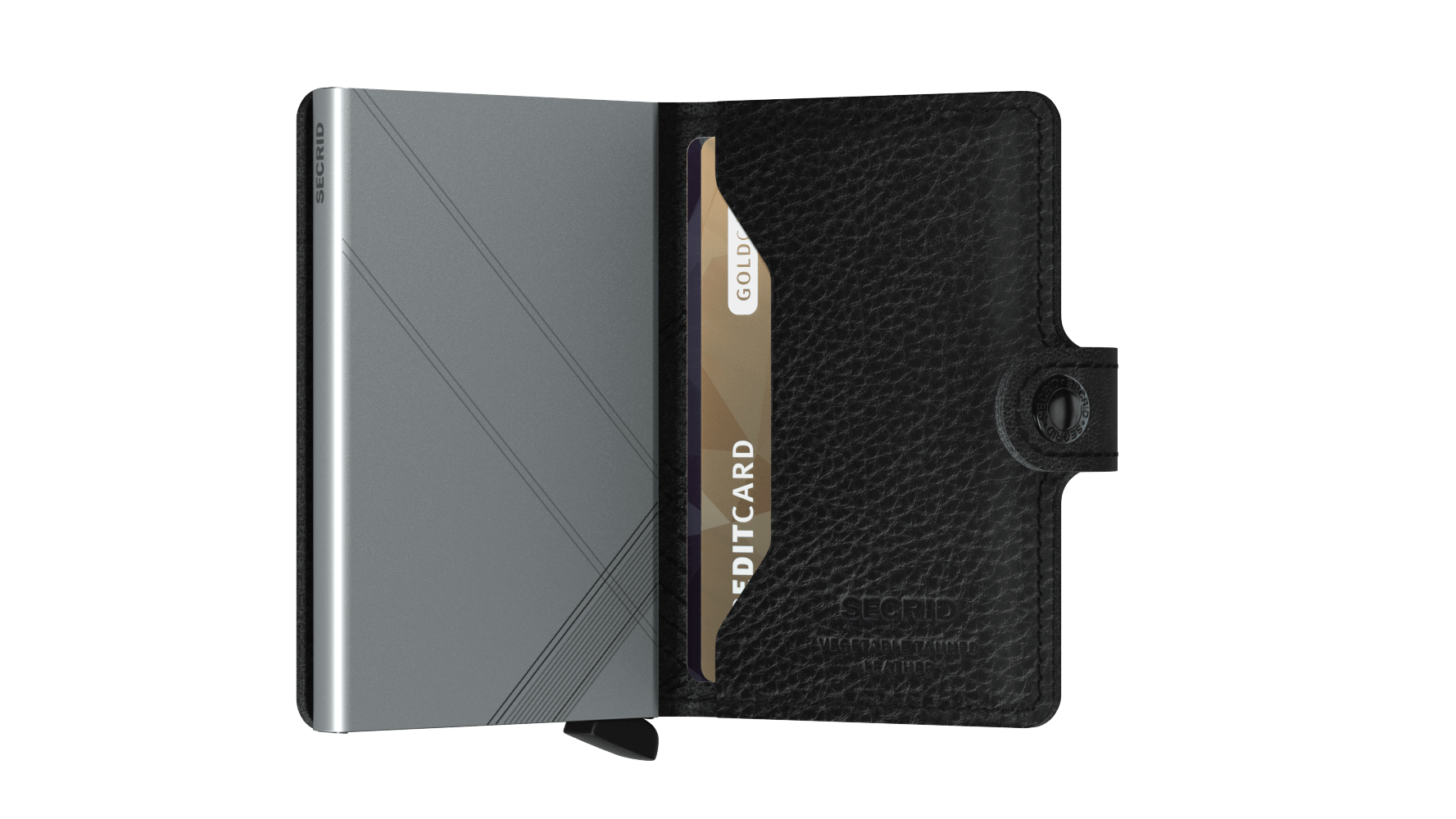 Miniwallet | Stitched Linea Black Leather | by Secrid Wallets - Lifestory - Secrid Wallets