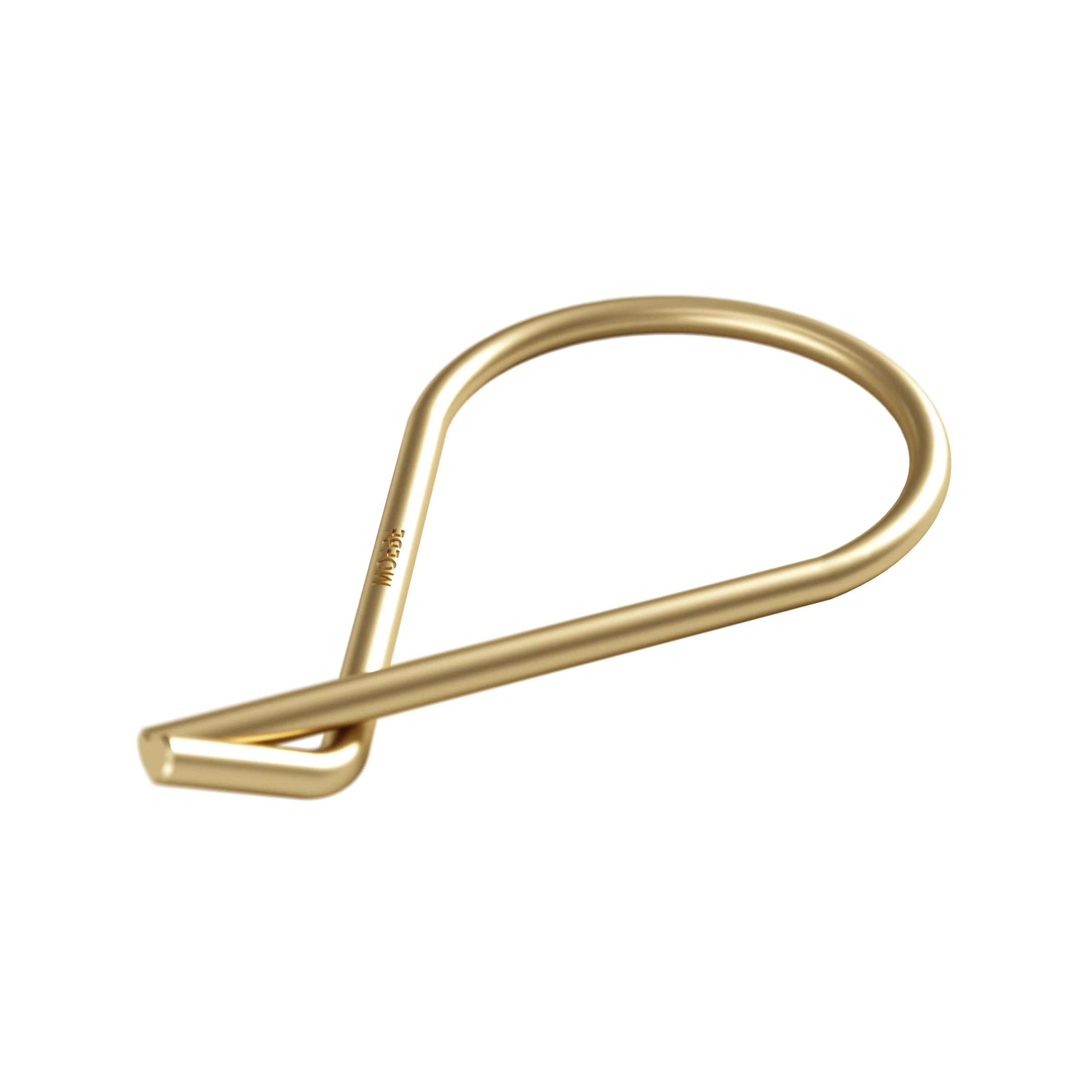 Moebe Key Ring in Brass Or Steel