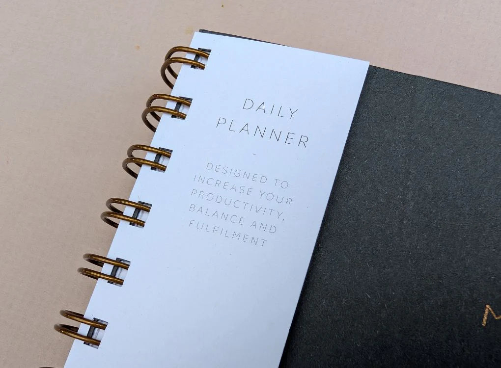 Moxon B5 Form Lined Wire-Bound Daily Planner