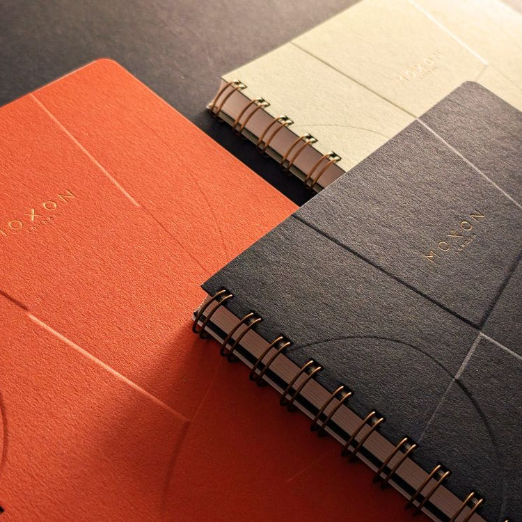 Moxon B5 Form Lined Wire-Bound Notebook