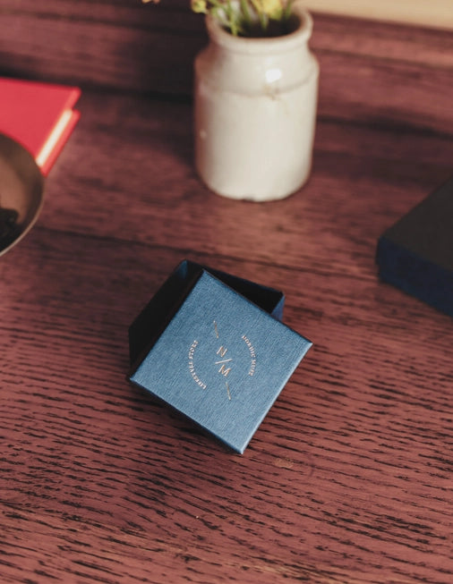 Organic Flow Band Ring - Water Resistant Gold Plating by Nordic Muse - Lifestory