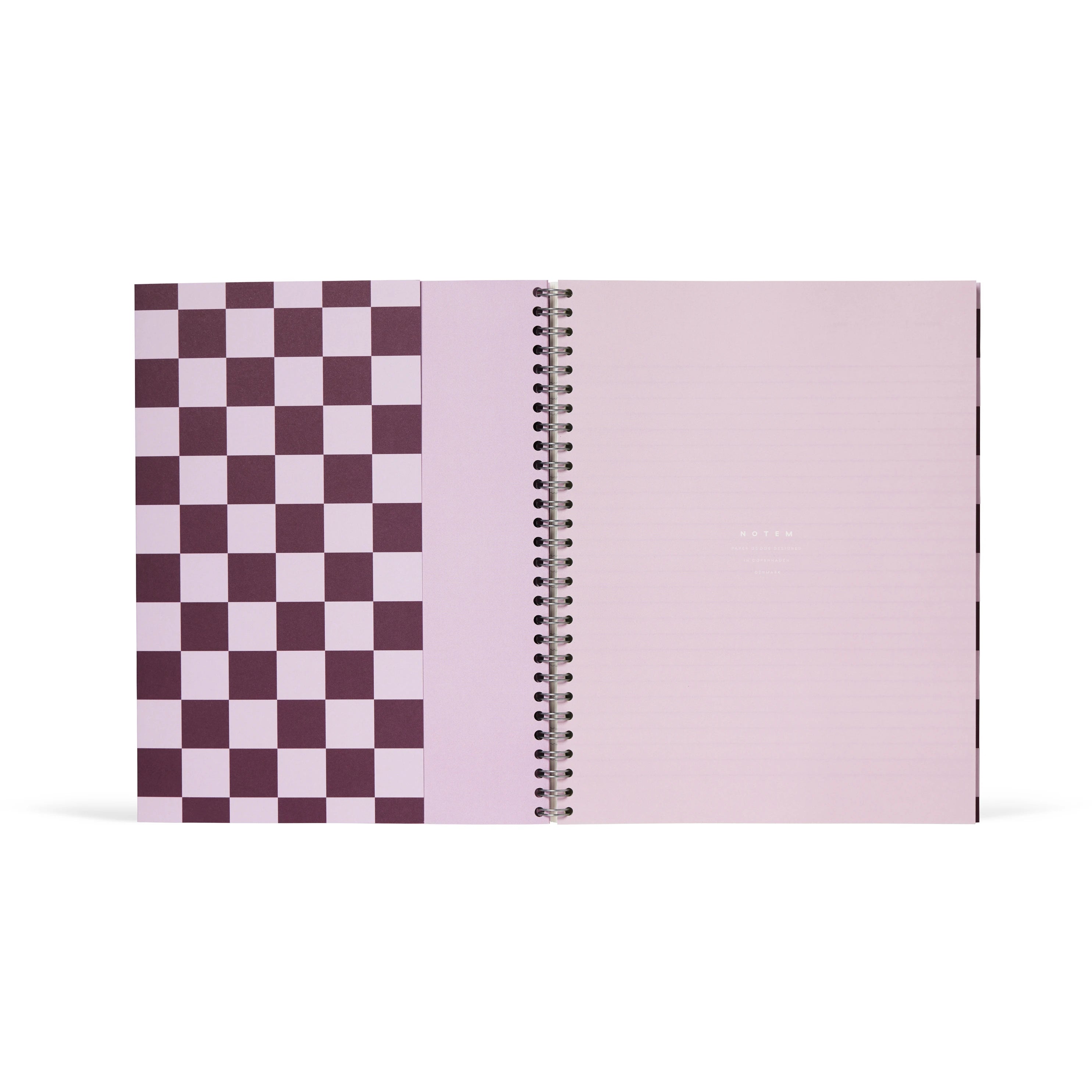 Notem Studio NELA Large Wirebound Notebook - Soft Cover + Blank & Ruled Pages