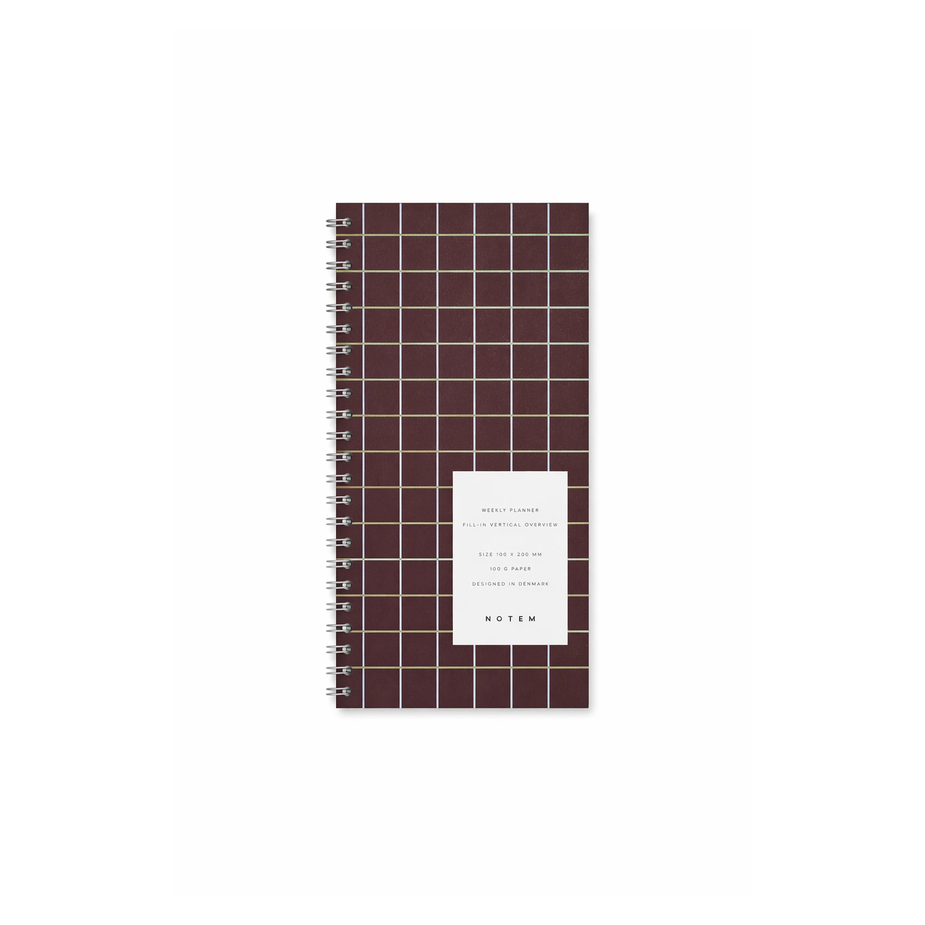 Notem Studio LUCA Wirebound Weekly Planner - Undated Soft Cover - Lifestory