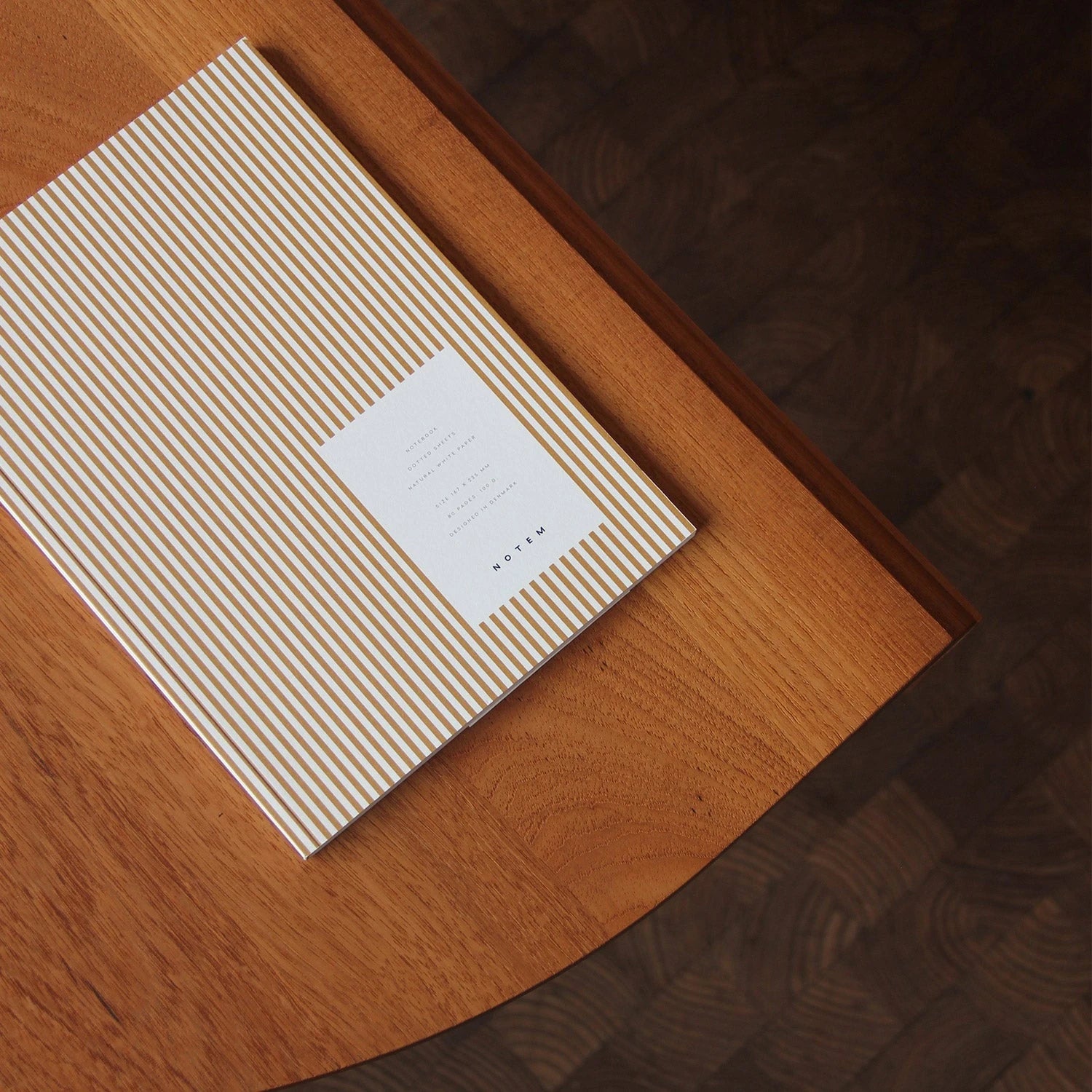 Notem Studio VITA Medium Notebook - Ochre Lines Cover & Dotted Pages