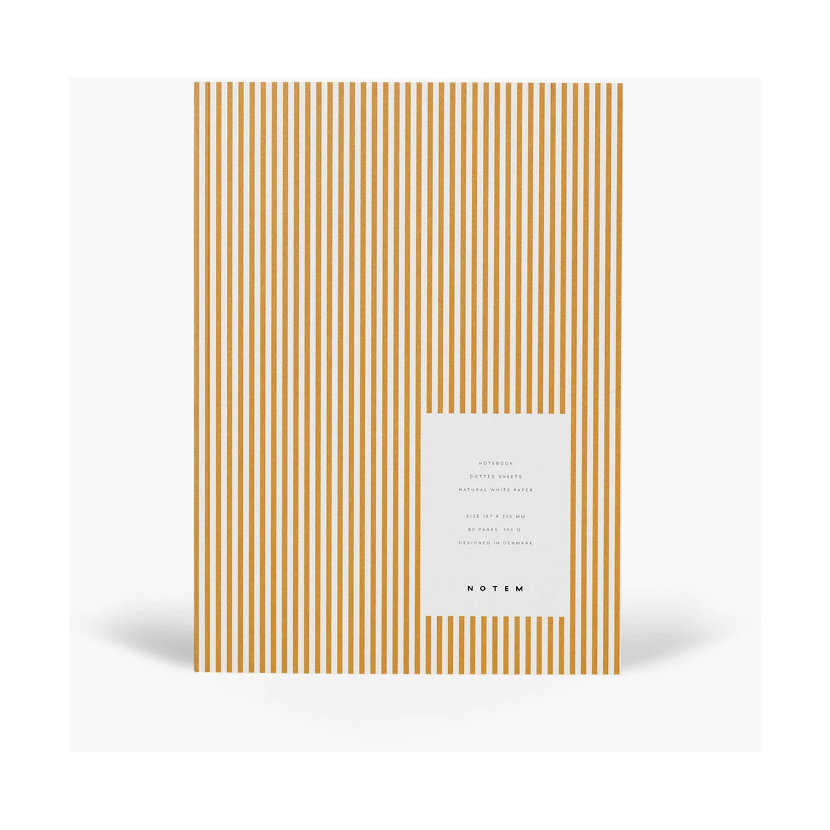 Notem Studio VITA Medium Notebook - Ochre Lines Cover & Dotted Pages