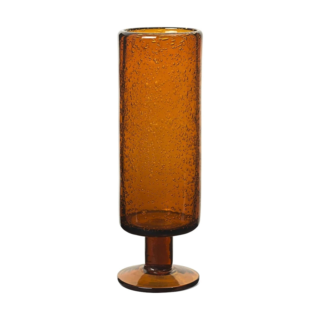 Oli Champagne Flute | Amber Glass | by ferm Living - Lifestory