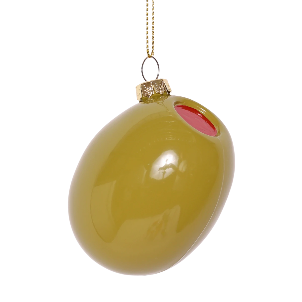 Olive Glass Hanging Decoration by studio THIE - Lifestory