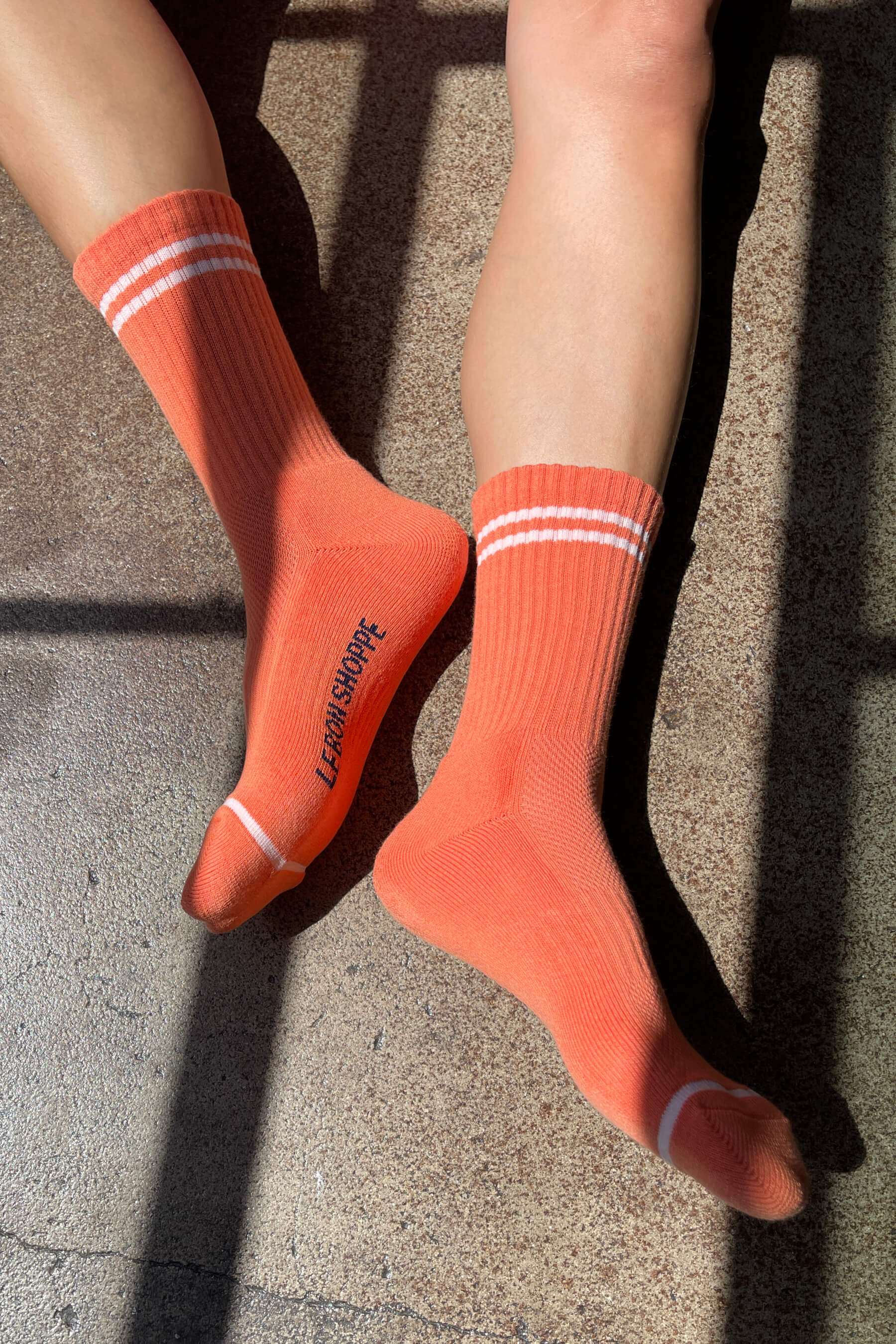 Boyfriend Socks | Orange | by Le Bon Shoppe - Lifestory