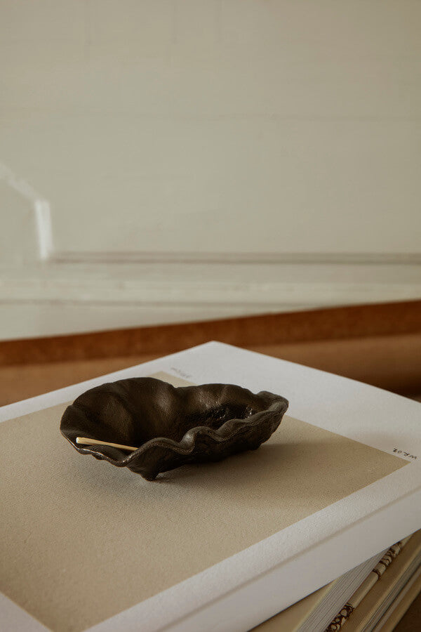 Oyster Bowl | Black Brass | Decorative Bowl | by ferm Living - Lifestory