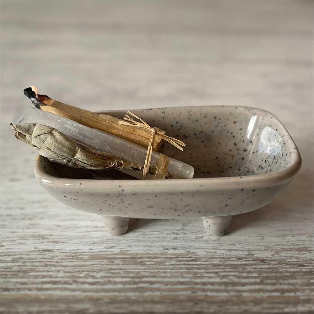 Palo Santo & Smudge Stick Ceramic Holder - Lifestory