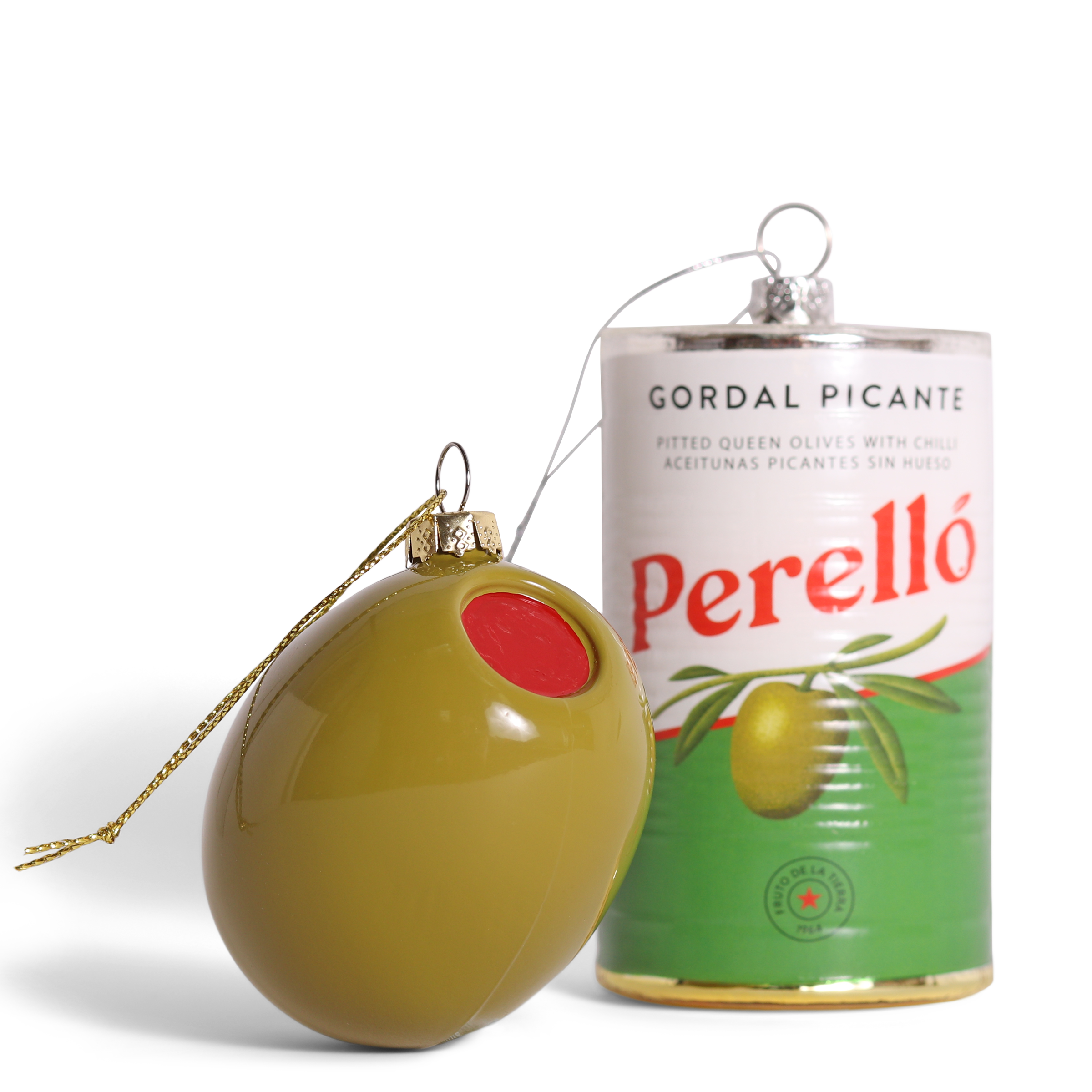 Perelló Olives Glass Hanging Decoration by studio THIE